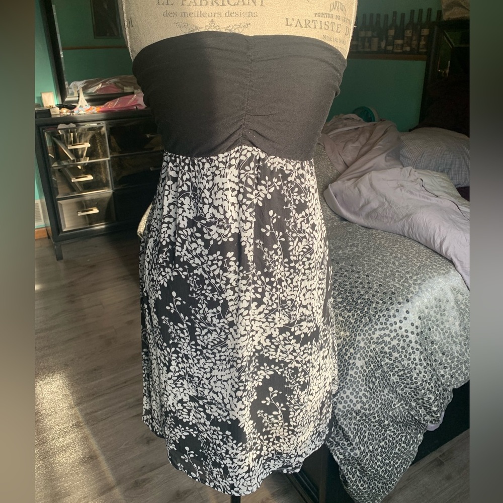 Express Flowy Tube Top Dress